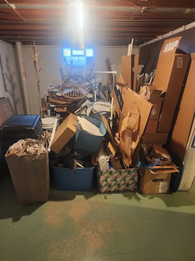 Roll-off dumpster container at job site for 2 Yard Dumpster Rental in Ridgemark